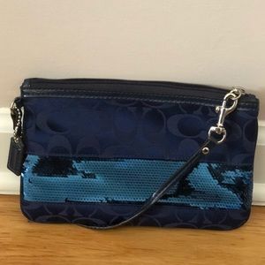Coach wristlet clutch